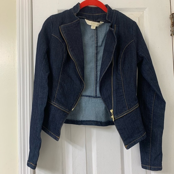 Nicki Minaj Peplum Denim Jacket - Picture 4 of 8